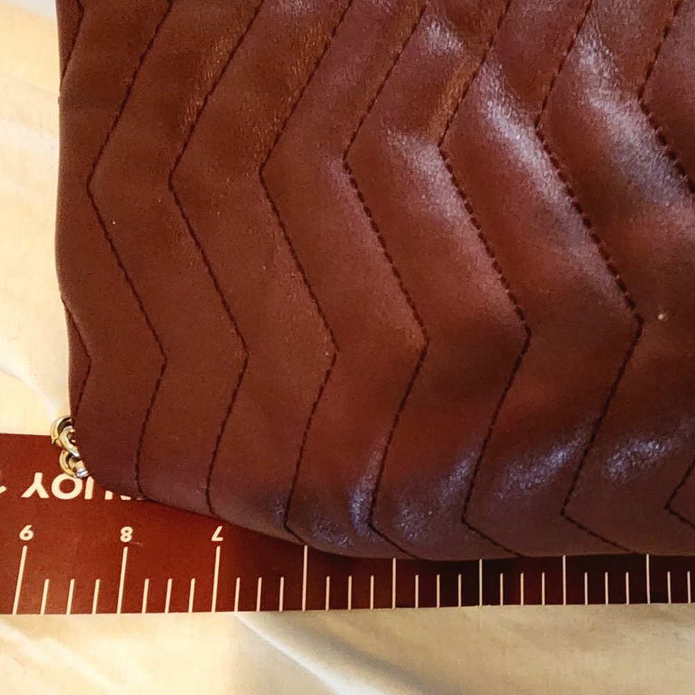 Kate Spade New York Maryanne Burgundy Leather Crossbody Bag - Picture 9 of 9